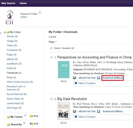 Checkout Folder